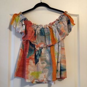 Anthropologie Meadow Rue Off the Shoulder Top